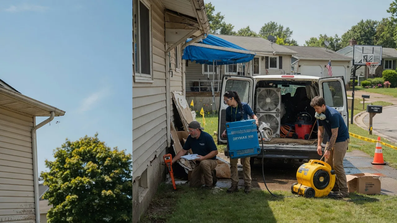 Ceiling Leak Cleanup in Milton, IA near me